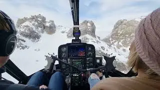 Robinson Helicopter R66 Turbine - Dynamic Mountain Landing