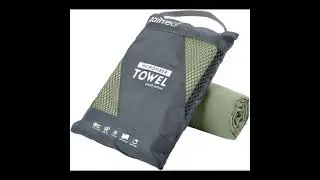 Rainleaf Microfiber Towel Perfect Travel & Sports &Beach Towel. Fast Drying - Super Absorbent