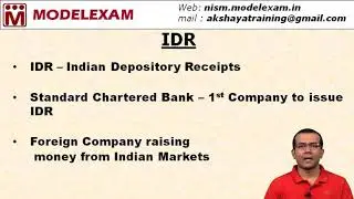 IDR - Indian Depository Receipts - Foreign Companies raise money in Indian Markets