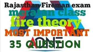 Rajasthan Fireman exam 2021 // Most important question and answer