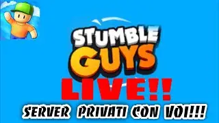 🔴FACCIAMO I SERVER PRIVATI DI STUMBLE GUYS!!!DONAZONI !INSTAGRAM !TWICH !DISCORD !TIKTOK🔴