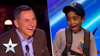 Aneeshwar Kunchala is a mini David Attenborough! | Auditions | BGT 2022