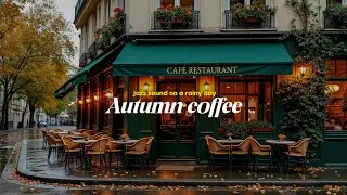 Morning London 🍂 Cozy Autumn Coffee Shop Ambience & Smooth Jazz Instrumental Music to Relax, Work