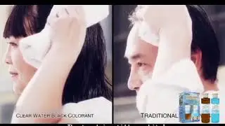 Dexe crystal black hair dye gel