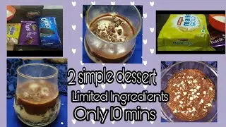 2 SIMPLE YET RICH DESSERT | NO BAKING | LESS THAN 10 MINUTES |