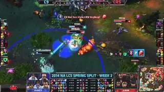 2014 NA LCS W2D2 Highlight Movie