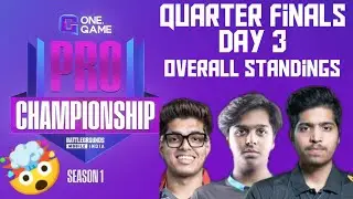 One Game Pro Championship Points Table 🔥 | Top 24 Qualified Teams | BGMI Tournament Live