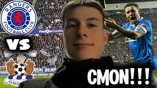 RANGERS 5-1 KILMARNOCK VLOG 🔥 EASY!! AS THE GERS WIN IN THE END!