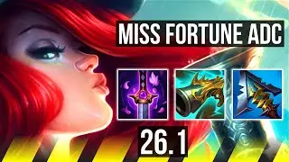 MISS FORTUNE & Brand vs DRAVEN & Nautilus (ADC) | 50K damage | NA Grandmaster | 26.1