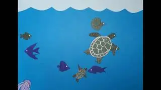 Short cut-out animation about water pollution