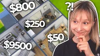 Building in The Sims but Each Room is a Random Budget