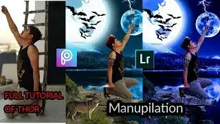 Thor manipulation in picsart and lightroom ! editing latest 2019