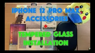 iPhone 12 Pro Max Accessories + How I Install Tempered Glass Screen Protector