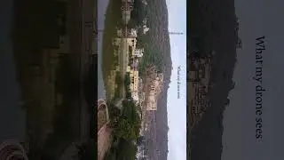 Drone shot of Bundi's Garh Palace , Rajasthan. #bundi #rajasthan #garhpalace #bundipalace #travel