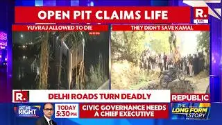 Delhi Death Trap LIVE: Biker Dies After Falling Into Open Pit Due to Civic Negligence