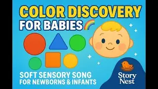 Color Discovery for Babies | StoryNest Learning Song | Learn Colors Red, Blue, Yellow & Green