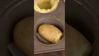 Place potatoes in a cupcake tin
