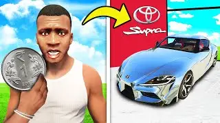 Turning Rs.1 Into A DIAMOND TOYOTA SUPRA in GTA 5!
