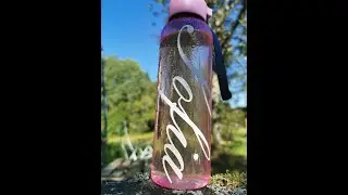 Water bottle with personalized name