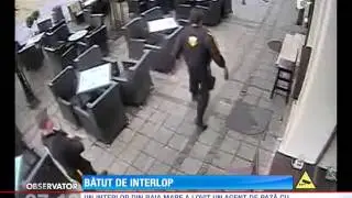 Un interlop băimărean a agresat un agent de pază