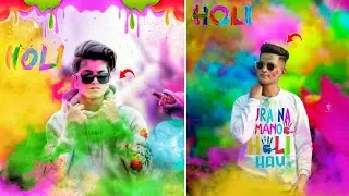 Holi Photo Editing || Snapseed Holi Photo Editing Tutorial || Snapseed Holi Background Change