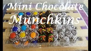 How to make Munchkins | Mini Chocolate Munchkins | No bake Munchkins