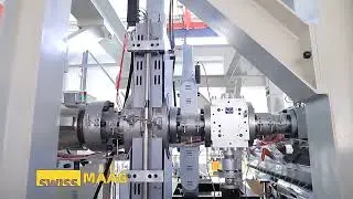 7000mm three layer PE waterproof geomembrane liner extrusion line from Leader Machinery Qingdao