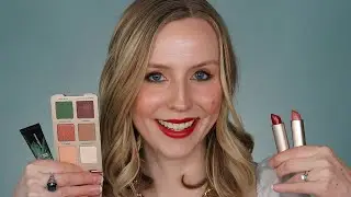 BareMinerals Beauty of Nature Natural Oasis Eyeshadow Palette Swatches Mineralist Lipstick Full Face