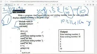 Program 12.4| programs on while loop in c | 2nd year computer chapter 12 | ICS Part 2