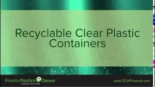 Recyclable Clear Plastic Containers - Clear Plastic Recyclable Containers