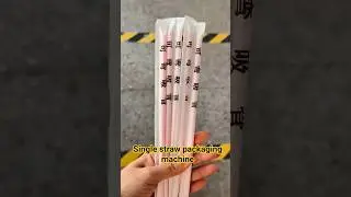 Single straw packaging machine ,drinking straw packing machine,straw wrapping machine