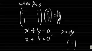 Eigenvalues and Eigenvectors of Matrices Example 101024c