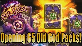The Return To Hearthstone! 65 Pack Opening - GOLDEN LEGENDARY!