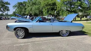 Good times car show in Wichita Kansas back OJ Watson Park 2025 🔥🔥🔥🔥