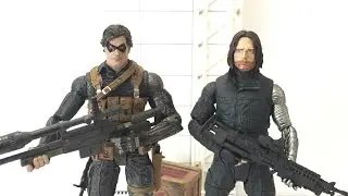Winter Soldier Captain America: Civil War Marvel Select action figure review