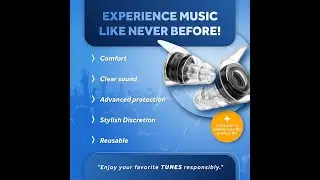 Schallwerk &reg; Music+ Concert Ear Plugs High Fidelity Earplugs Ear Plugs for Concerts
