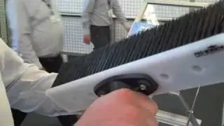 ISSA/Interclean Waterfed Pole Brushes by Hillbrush (Salmon)