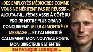Mon Patron M’a Viré Par Message Pendant Le Grand Championnat — Sans Savoir Qui Était À Mes Côtés