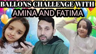 Amina vs Fatima | Balloon Color Guessing Challenge 🎈 | Fun Family Game | Shoaib Akhtar Vlogs