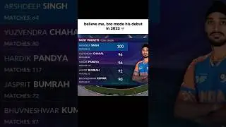 Arshdeep Completes 100 T201 Wickets 💀