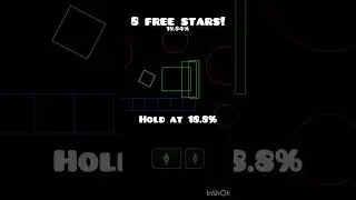 8 easy FREE STARS!!! #geometrydash #gd #shorts