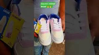 Magic shoes😱🥰 Colour changing shoes😍Rate this out of 10❤️👇 #ashortaday #shorts#reels #viral