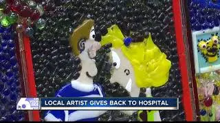 Local artist gives back to doctors and hospital which treated him