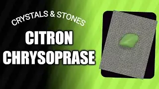 Citron Chrysoprase Stone/Crystal💎 Healing Properties #citron #chrysoprase #stones #crystals