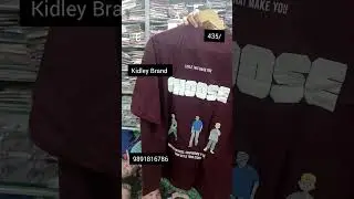 Kidley Brand Gents Over Sized T -Shirts Collection only At Aaliya Collection #fashion