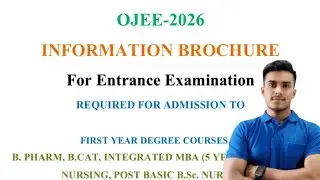 ✨OJEE 2026 INFORMATION BROCHURE // DETAILS DISCUSSION✅