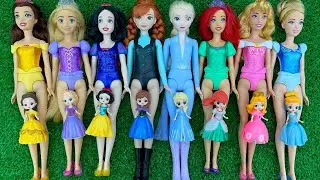 Cute Miniatures Disney Princess Frozen ELSA & Tinkerbell! #elsa #Nezha #shorts #satisfying #unboxing