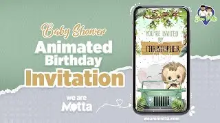 Safari Birthday INVITATION  🦁 JUNGLE digital invitations