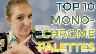 TOP 10 MONOCHROMATIC PALETTES // The best single color color stories in my makeup collection