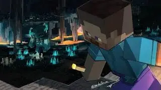 Steve vs warden ig #minecraft #battle #fight #warden #minecraftvideos